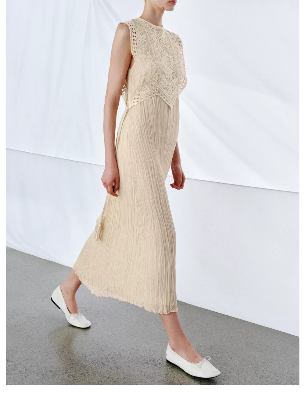 COMBINATION DRESS WITH DETACHABLE OVERLAY ZW COLLECTION